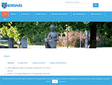 Tablet Screenshot of korsnas.fi